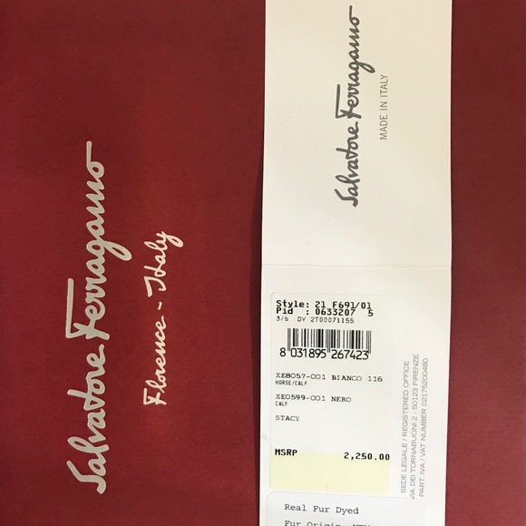 Stacy black/white horse/calf Salvatore Flap bag - Picture 7 of 7